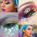 White Body Glitter Gel with Holographic Chunky Glitters - 50g for Festivals, Raves, Concerts | Mermaid-Inspired Glitter for Eyes, Lips, Hair, Nails - Buy Online on GoSupps.com