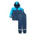 Playshoes Unisex Kid's Regen-Anzug Mit Fleece-futter Warm Waterproof Mud Suit Rainwear 86 navy