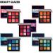Beauty Glazed 9 Colors Eyeshadow Matte Shimmer Glitter Eye Shadow Palette Natural Waterproof Long Lasting Pigmented Eyeshadow Powder Cosmetics #02 Vibrant Orange - Buy Online on GoSupps.com