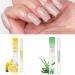 Nail nourishing cuticle oil pen 2PCS nail nursing barbed cuticle oil pen moisturizing and nail skin nourishing oil pen (aloe & lemon flavor)