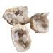 Natural Crystal Rough 1pcs Agate Irregular Geode Agate Crystals Complete Hollow Stone Specimen White Crystal Cavity Fun Cutting Stone Crafts (Color : 4-6cm)