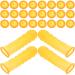 UKCOCO 100Pcs Butyronitrile Finger Covers Anti Static Rubber Fingertip Protective Finger Cots Suitable for Dust- Electronic Workshop Wound Protection Manicure Yellow Yellow 6.5X2.5cm