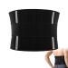 Waist Support Belt - Breathable Lower Back Support Back Support Belt | Lightweight Workout Back Brace Waist Supports for Outdoor Activities Black L - Buy Online on GoSupps.com