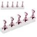 False Nail Stand displayer Holder for Nail Art Practice Transparent Acrylic Transparent Acrylic Nail Holder False Nail Stand Manicure Nail Displayer Nail Practice Show Board