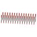 Beavorty 30 Pcs Eyebrow Pen Makeup Tools White Eye Pencil Cosmetic Liner Pen Brush Water Proof