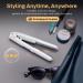 Buy Cordless 2-in-1 Hair Straightener & Curler - Mini Wireless Ceramic Flat Iron for Travel - USB Rechargeable Hot Tools for Men & Women - White - Buy Online on GoSupps.com