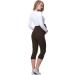 Be Mammy Maternity 3/4 Leggings XXL - Brown | Comfortable Pregnancy Wear - Buy Online on GoSupps.com
