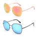 2-Pack Bifocal Reading Sunglasses for Women Fashion Cateye Sun Readers Outdoor Reading Glasses UV400 Protection +3.00 Sun Readers 3 Color Mix C1 3.0 X
