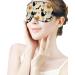 Black Cat and Pumpkin Sleep Mask - Adjustable Strap Eye Cover for Sleeping and Travel - Men and Women - Buy Online on GoSupps.com
