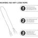 Baluue Clip Protection Rope Portable Anti-lost Fixation Cord Protection Rope For Seniors - Buy Online on GoSupps.com