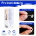 Bczr 30 Pairs Silicone Glasses Nose Pads Repair Set with Micro-Collect Screws | Durable & Comfortable Eyewear Accessories - Buy Online on GoSupps.com