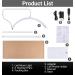 LED Half Moon Floor Lamp for Beauty Skincare & Lash Extension | Eyelash Lighting for Filming & Content Creation - White - Buy Online on GoSupps.com