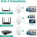 Buy GUB Bed 2024 WLAN Amplifier | Dual Band 1200Mbit/s WiFi Repeater & Booster - Supports WPS Compatible with All Devices - Fast International Shipping - Buy Online on GoSupps.com