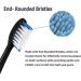 Replacement Brush Heads for Olybo Electric Toothbrush - Set of 6 Black Replacement Brushes - Buy Online on GoSupps.com