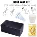 Roseflower Nasal Hair Wax Set - Safe & Pain-Free Hair Removal for Men & Women | 75g Nose Wax 10-15 Uses - Buy Online on GoSupps.com