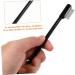 FOMIYES 1 Set Eyelash Comb Metal Brow Lash Makeup Brush Brow Makeup Brush Brow Brush with Bag Brow Spoolie Brush Eyebrow Comb Brush The Lash Tool Steel Needle Girl Wooden Handle Metal Comb 15x1.8cm Black - Buy Online on GoSupps.com