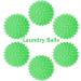 6Pcs Dryer Tumble Balls Reusable Dryer Laundry Balls Reduce Wrinkles and Static Cling Green - Buy Online on GoSupps.com