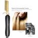 2-in-1 Hot Hair Brush & Straightener | Electric PTC Heating Curler + Dryer for Home Use - Buy Online on GoSupps.com