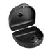 (2 Pack) Retainer Case Solid Orthodontic Retainer Case-Black
