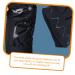 Buy Cycling Leg Sleeves & Running Knee Brace for Men - Comfortable Breathable Support in XL Black - Buy Online on GoSupps.com