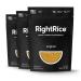 RightRice - Original (7oz. Pack of 3) - Made from Vegetables - High Protein Vegan non GMO Gluten Free Original 1 Count (Pack of 3)