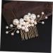 Healeved Pearl Comb Wedding Bridal Headpiece Wedding Hair Accessories for Brides Pearl Hair Accessories Bridal Hair Comb Bride Hair Accessories Bride Headpieces for Wedding Gold Hair Alloy - Buy Online on GoSupps.com