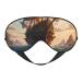 Soft Octopus Ship Printed Eye Mask Adjustable Breathable Eye Masks for Sleep Light Blocking & Double-Sided Black
