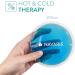 Navaris Reusable Gel Compress Set - 10 Cooling & Heating Pads with Cotton Covers for Eyes - Ideal for Pain Relief & Comfort - Buy Online on GoSupps.com