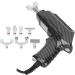 Professional Electrical Vertebral Chiropractor Tools - 6 Strength & 8 Massage Heads for Ultimate Body Relaxation - Black - Buy Online on GoSupps.com