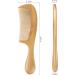 Onedor Handcrafted Green Sandalwood Fine Tooth Comb - Natural Anti-Static Hair Detangler for Men and Women - Buy Online on GoSupps.com
