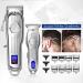 Buy Professional 2 in 1 Metal Hair Clippers for Men - Rechargeable Barber Haircut & Beard Trimmer Combo Kit - Buy Online on GoSupps.com
