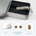 NUBARKO Mini Pill Fob - Titanium Keychain Pill Holder for Emergency Aspirin & Nitroglycerin | Waterproof Lightweight Non-Allergenic - Ideal for Men & Women - Buy Online on GoSupps.com
