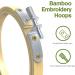 Caydo 6-Piece Bamboo Embroidery Hoop Set - 4 to 10 Inch Rings for Cross Stitch and Embroidery - Buy Online on GoSupps.com