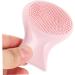 Ipetboom Double-sided Silicone Facial Cleansing Brush Face Facial Scrubber Manual Facial Cleansing Brush Facial Exfoliator Facial Brush Tool Soft Fur Man-made Fiber Plastic - Buy Online on GoSupps.com