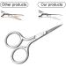 Stainless Steel Facial Hair Scissors for Eyebrows, Nose, Moustache & Beard - Buy Online on GoSupps.com