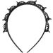 Twist And Clip Headband Bangs Hairstyle Hairpin Teeth Comb Hair Hoop Headband Weave Bangs Clip For Women Girls Hair Accessories Black - Buy Online on GoSupps.com