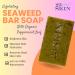 Exfoliating Seaweed Soap Bar | Natural Essential Oils & Organic Peppermint | Deep Cleansing Exfoliation for Men & Women - International Shipping Available - Buy Online on GoSupps.com