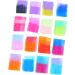 Auriikop Jongliertschen 16-Piece Colorful Chiffon Dance Towels - 60x60cm Multi-Colored Silk Square Scarves for Kids & Decorations - Buy Online on GoSupps.com