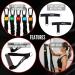 Buy Resistance Cord Strength System - Black Deluxe Edition | 5 Levels Interchangeable Handles & Accessories for Crossfit Rehab & Warmups - International Shipping Available - Buy Online on GoSupps.com