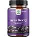 Natural Acai Berry Weight Loss Supplement Detox Products Antioxidant Superfood Cleanse and Burn Fat Improve Health Boost Energy and Digestion 60 Count (Pack of 1)