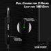 Rechargeable Ear & Nose Hair Trimmer for Men - 360 Rotary Blades Extra Replaceable Blade Black - Buy Online on GoSupps.com