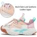 HOBIBEAR Kids Sneakers | Lightweight Breathable Athletic Shoes for Boys and Girls | Hook and Loop (Toddler/Little Kid/Big Kid) - 10 Toddler - A-pink+white - Buy Online on GoSupps.com