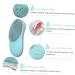 Housoutil 1 Set Facial Cleanser Beauty Instrument Facials Machine Cleansing Instrument Beauty Apparatus Facial Clean Instrument Facial Massage Instrument Face Nursing Machine Silica Gel - Buy Online on GoSupps.com