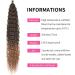 DSoar 30 Inches Deep Twist Crochet Hair - Ocean Wave Curly Bohemian Braids | T27# Synthetic Hair Extensions for Women & Girls - 3 Pack - Buy Online on GoSupps.com