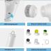 Electric Scrub Brush for Cleaning with 5 Changing Heads Power Cleaner Electric USB Charging 360 Vibration Cleaning Power Shower Cleaner Household Multipurpose Cleaning - Buy Online on GoSupps.com