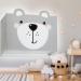Dalber Little Teddy Bear Children's Wall Lamp - Grey Animal Light for Kids' Room | E27 | 64578 - Buy Online on GoSupps.com