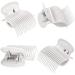 12 Pack Hair Roller Clips - Claw Clips for Small to Jumbo Curlers - White Hair Styling Accessories - Buy Online on GoSupps.com