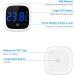 Buy Brifit Mini Digital Aquarium Thermometer - LED Display Touch Screen High Precision for Freshwater & Marine Aquariums - 1 Piece (White) - Buy Online on GoSupps.com