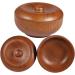 Beavorty Wooden Shaving Bowl & Brush Set - Premium Hairdressing Foam Cup for Men - Buy Online on GoSupps.com
