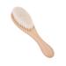 Bassulouda Wooden Handle Hairdressing Soft Fiber Brush Barber Neck Duster Cleaning Remove Brush Styling Tools